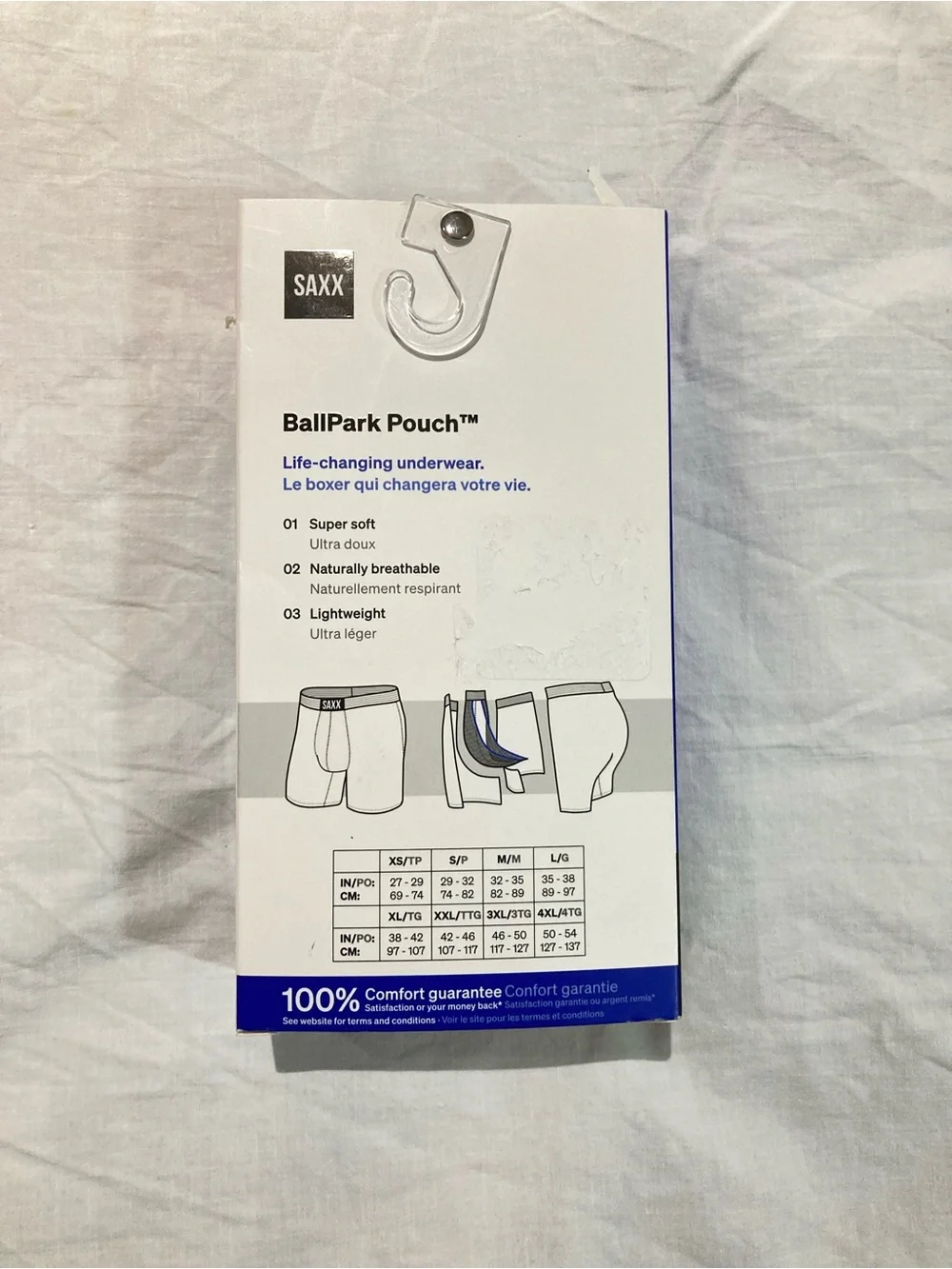 Saxx Ultra Soft Ballpark pouch boxer briefs, Men’s size 4X, NIB!